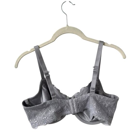 Wacoal Halo Lace Convertible Underwire Bra in Twilight Gray 36DD - Picture 5 of 8